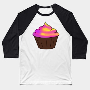 Chocolate pink cupcake Baseball T-Shirt